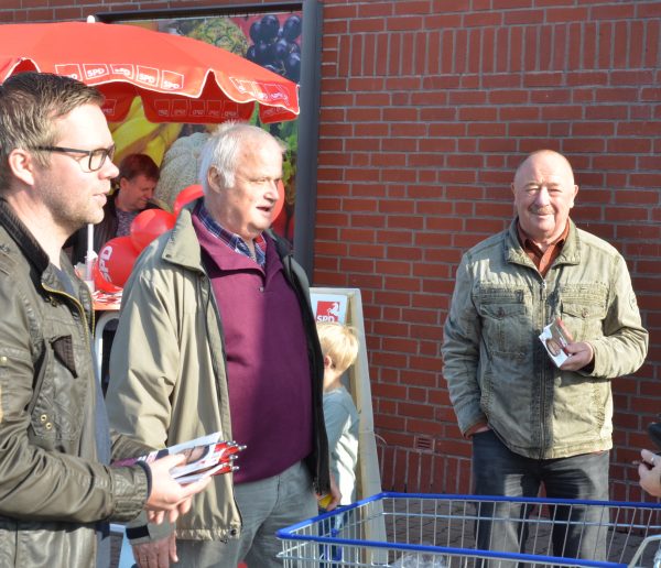 Rudi während des letzten Wahlkampfes