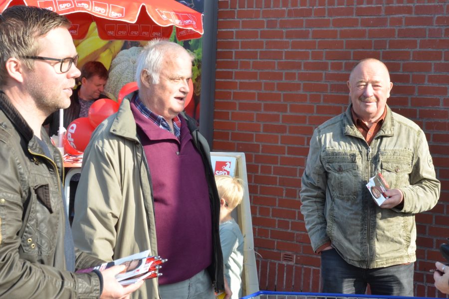 Rudi während des letzten Wahlkampfes